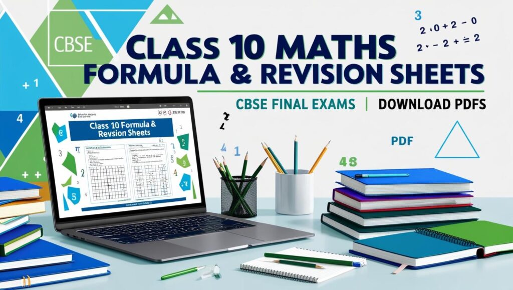 Class 10 Maths Formula Sheets